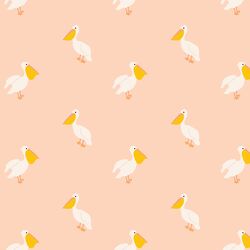 Pelican in Summer Blush