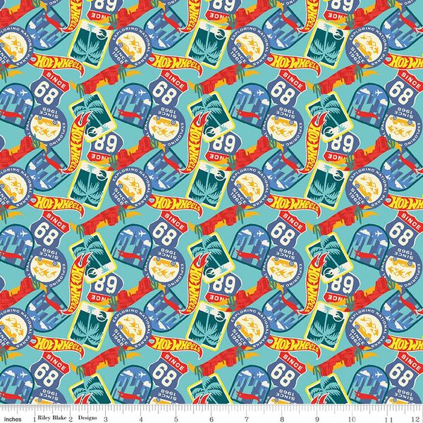 Badges in Aqua
