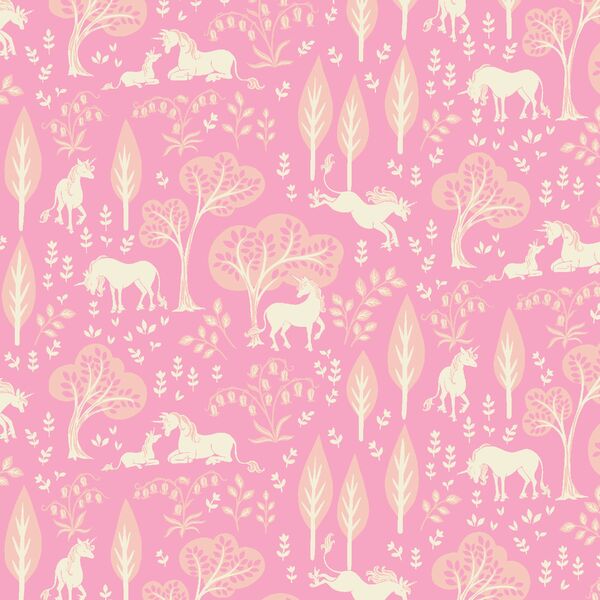 Unicorn Forest in Magical Pink
