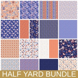 Folky Chicken Half Yard Bundle