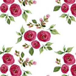 Rose Bouquet in Mulberry Bush