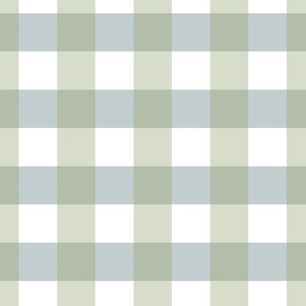 Large Gingham in Green Machine