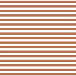 Horizontal Dress Stripe in Terracotta