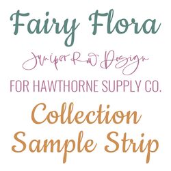 Fairy Flora Sample Strip