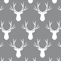 Stag Silhouette in Smoke