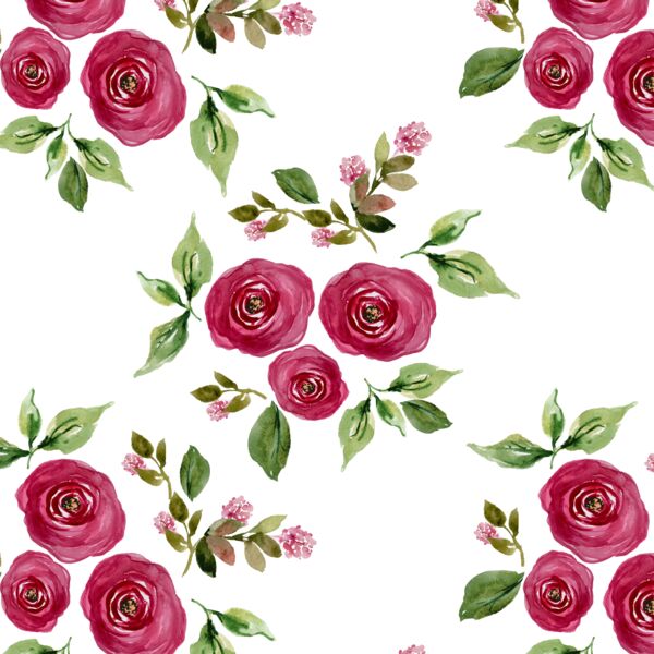 Rose Bouquet in Mulberry Bush