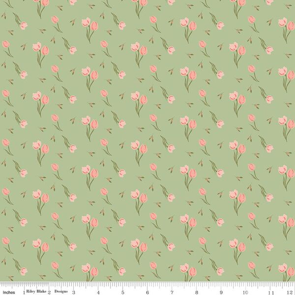 Tulips in Green