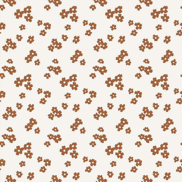 Fleur-fetti in Cocoa Brown