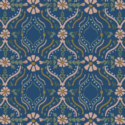 Painted Damask in Lake