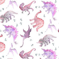 Large Dinosaurs in Wild Rose