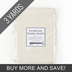 American Made Muslin in Natural - 3 Yard Quick Cut