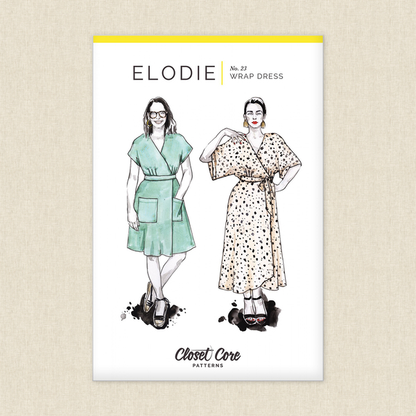 Elodie Wrap Dress Pattern  Sewing Pattern – Closet Core Patterns