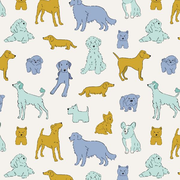 Dog Sketches in Sky