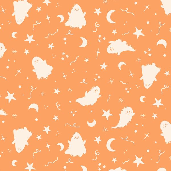 Say Boo in Pumpkin Orange