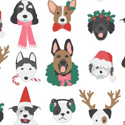 Large Christmas Pups in Holiday