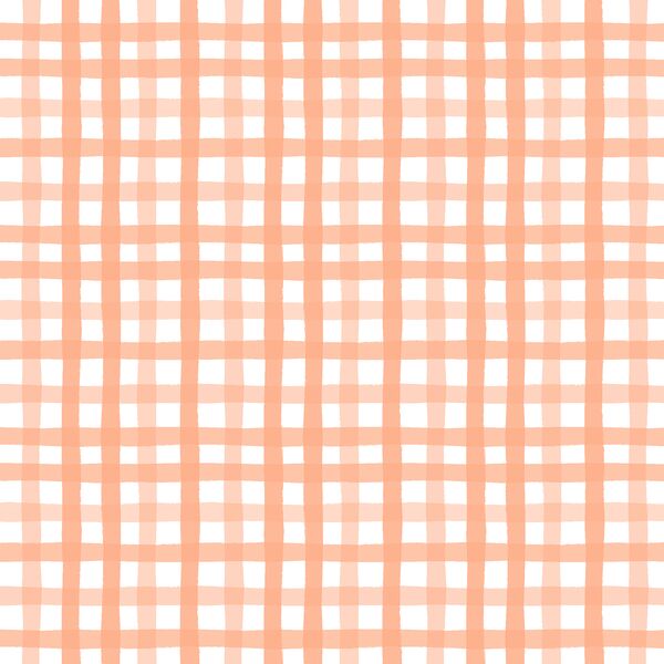 Gingham in Peachy