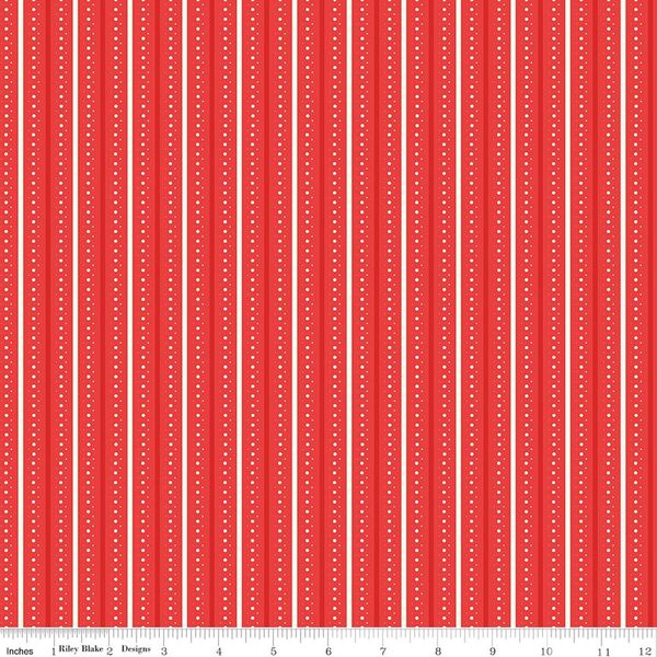 Stripes in Red