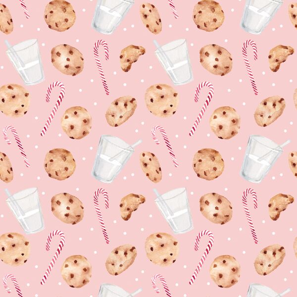 Milk and Cookies in Peppermint Pink