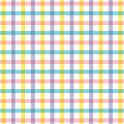 Spring Plaid in Garden