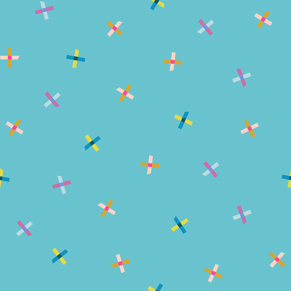 Plus Points in Turquoise