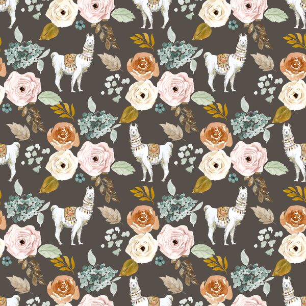 Garden Llama in Brown