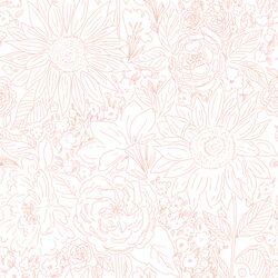 Paperie in Jungle Pink on White