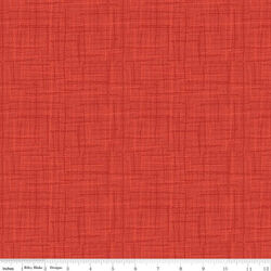 Grasscloth Cottons in Vermilion