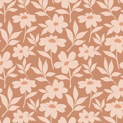 Large Fresh Floral in Dusty Coral