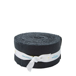Confetti Cotton 2.5" Strip Roll in Blackboard