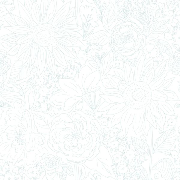 Paperie in Soft Waves on White