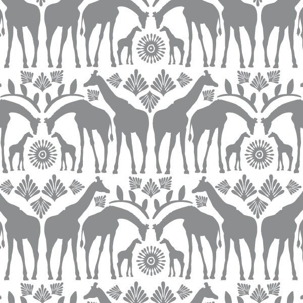 Giraffe Tribe in Smoke