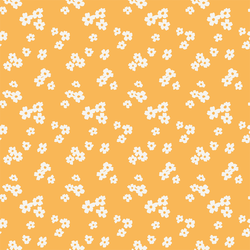 Fleur-fetti in Amber Yellow