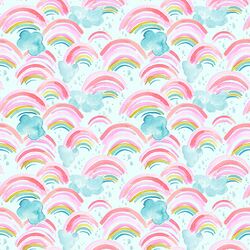 Rainbow Showers in Aqua Sky