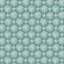 Ikat in Soft Teal