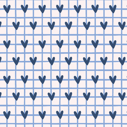 Heart Check in True Blue