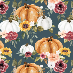 Pumpkin Bouquet in Night Blue