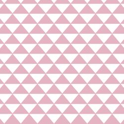 Triangle Mosaic in Carnation