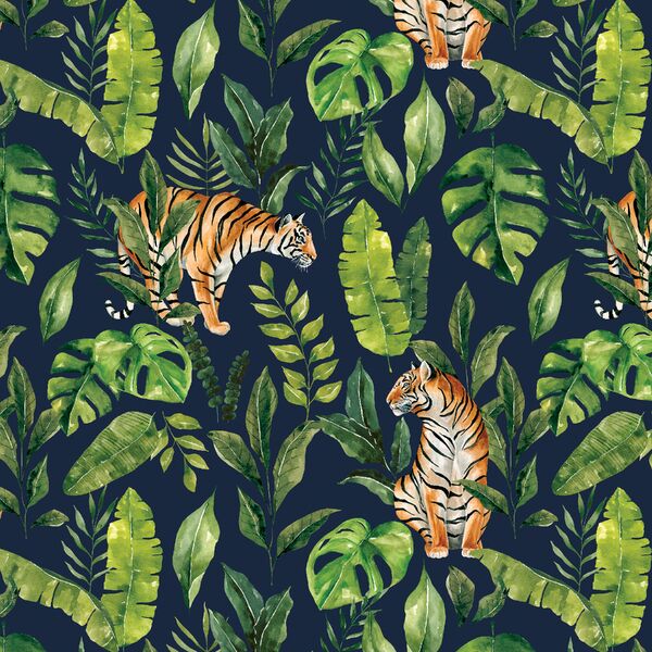 Jungle Tiger in Navy
