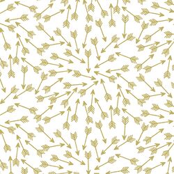 Arrows in Brass on White