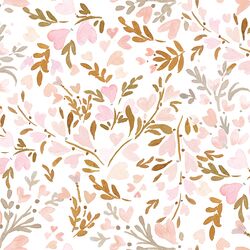 Heart Floral in Blushing