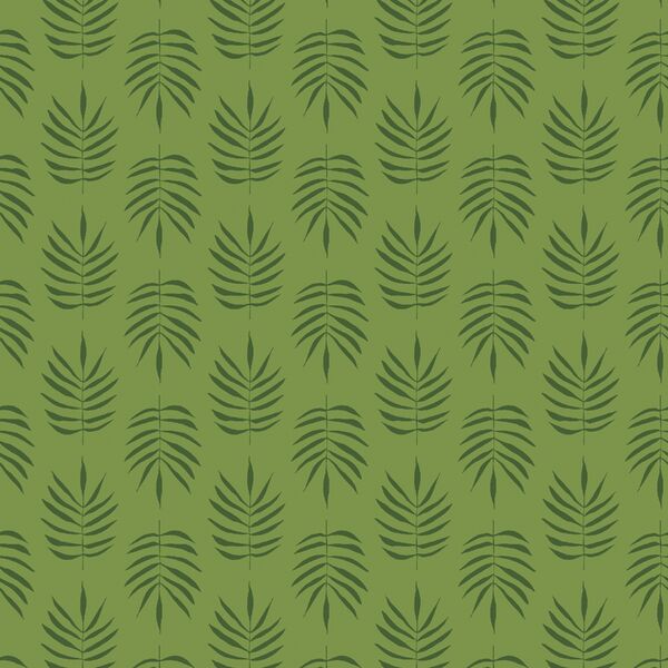 Leaf Silhouette in Jungle Green