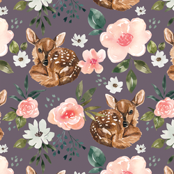 Deer in Plum
