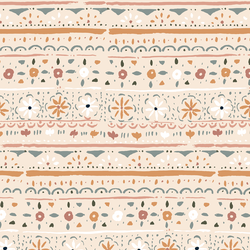 Wild Folk Stripe in Bisque