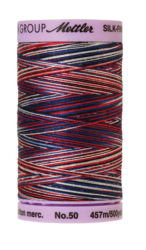 Patriotic (9085-9823) - Silk Finish Cotton Multi 50wt - 500 Yards