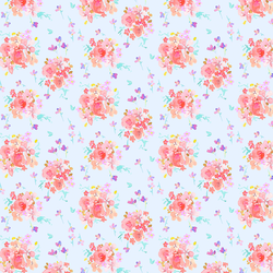 Valentine's Bouquet in Light Periwinkle