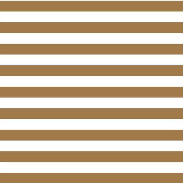 Horizontal Candy Stripe in Ochre