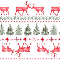Fairisle Reindeer in Cozy