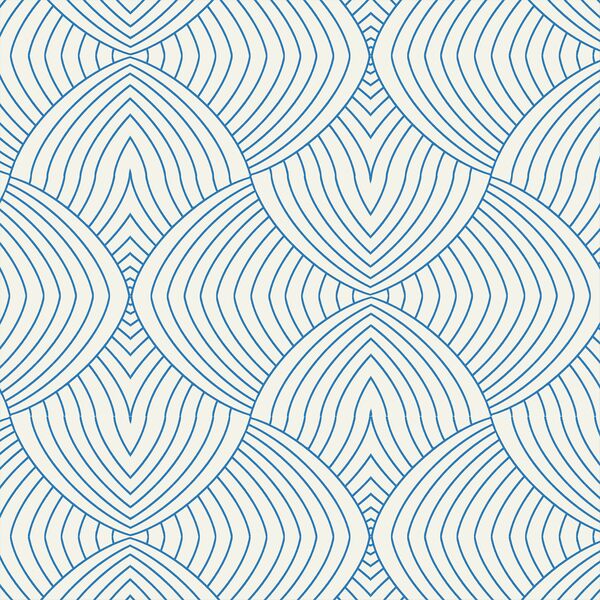 Eileen in Blue on Cream