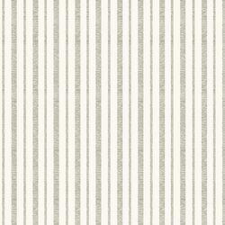 Stacked Stripe in Olive Green on Ivory