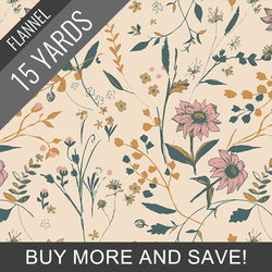 Entwined Flannel in Memory - 15 Yard Bolt